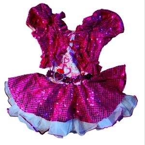 Vtg Dansco Fina Girl's Princess Dance Halloween Costume Theater Play Dress Up